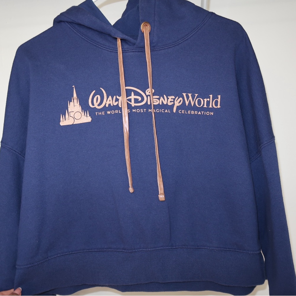 Walt Disney World 50th Anniversary Cropped Hoodie
